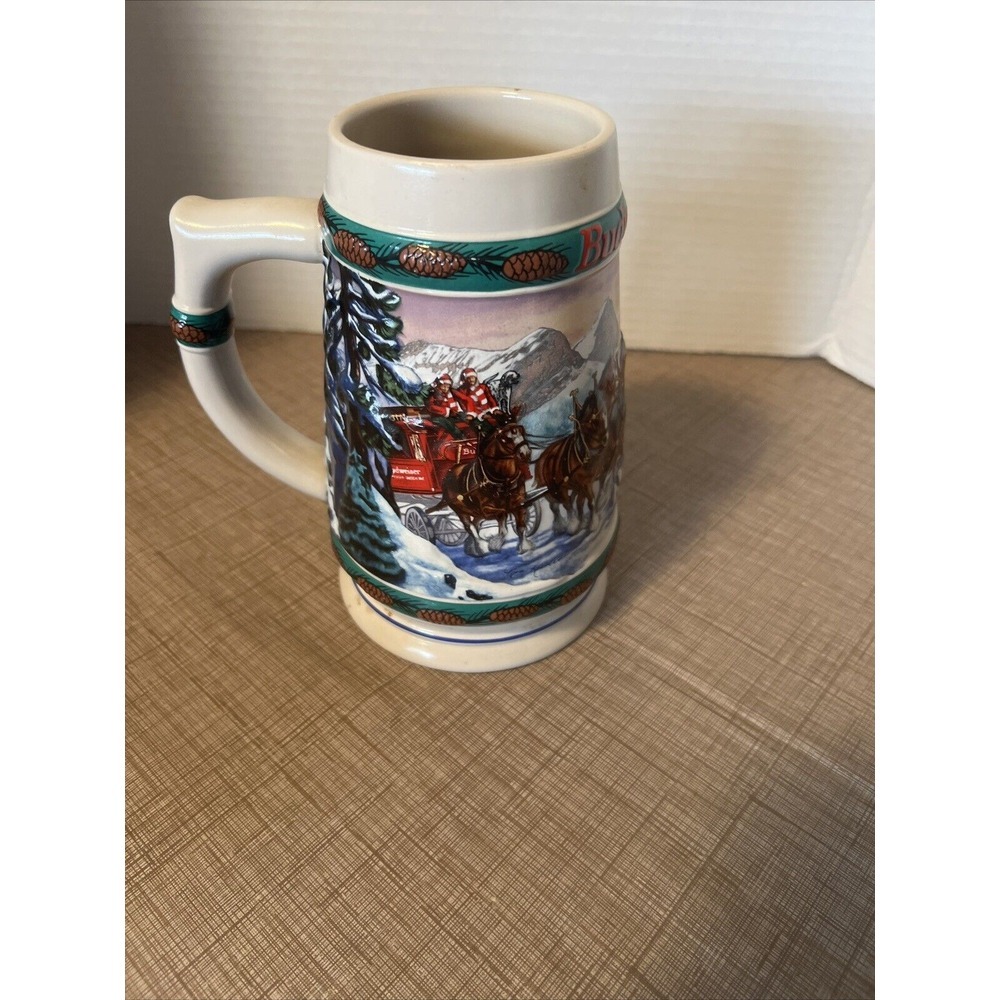 Budweiser 1993 Holiday Stein  - Special Delivery -NO BOX! 7"